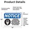 Signmission 10 in Height, 14 in Width, Vinyl Decal, Rectangle OS-2PACK-NS-D-1014-L-17203 - alternate 2